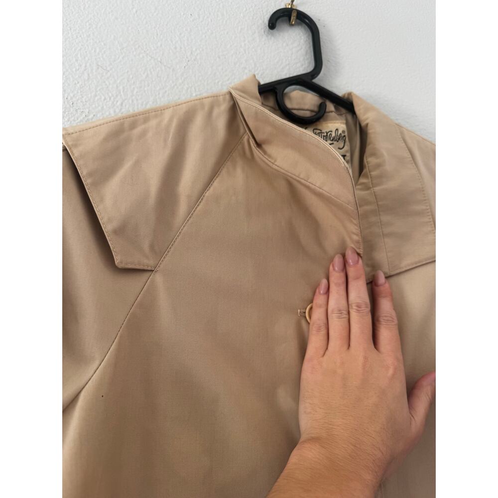 Vintage Diane Von Furstenburg Beige Trenchcoat - Picture 8 of 9